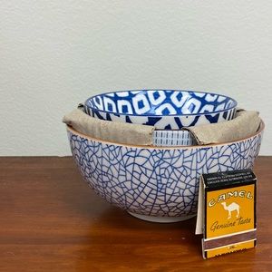 NWT Ceramic Nesting Bowl Set (3)